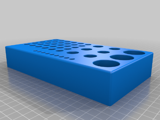 Multi-Purpose tube rack for centrifuge, falcon, eppendorf and PCR-tubes | 3d print model