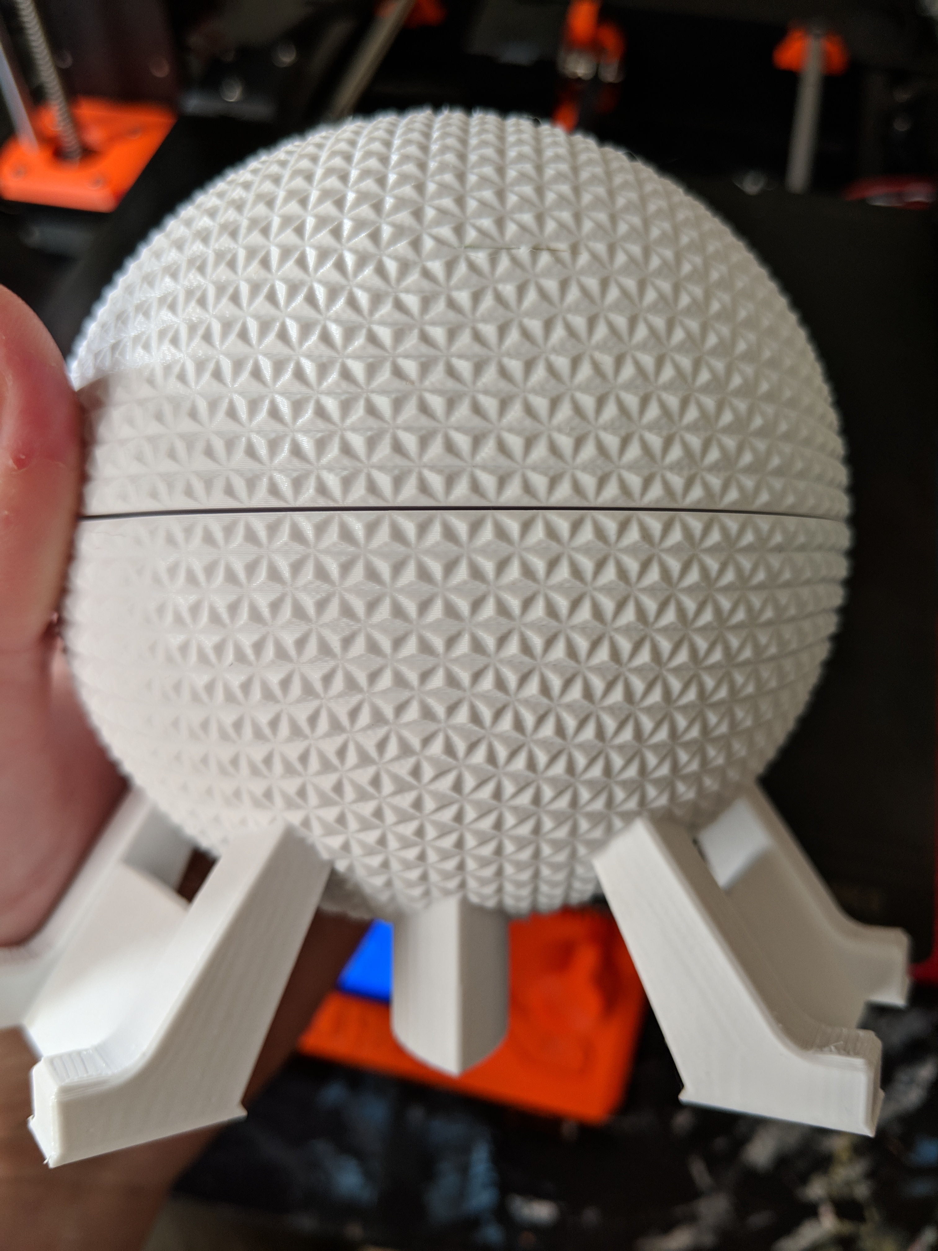Larger Spaceship Earth with Snap Pins