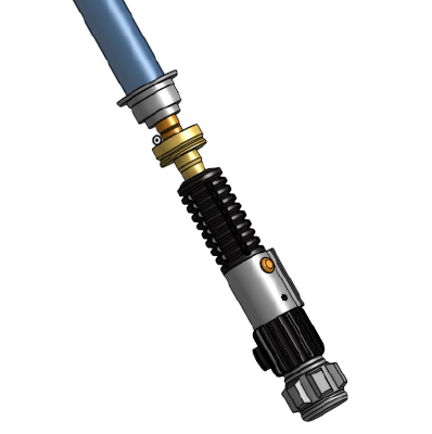 Obi-Wan Kenobi's Lightsaber (Ep. III) | 3d print model