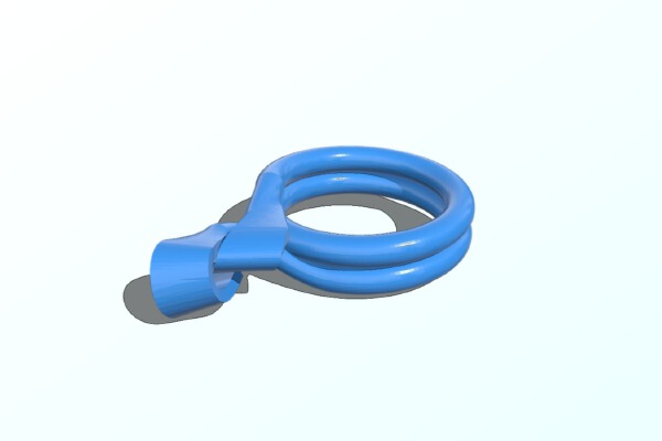 IRON LOCK Ring - Game of Thrones | 3d print model