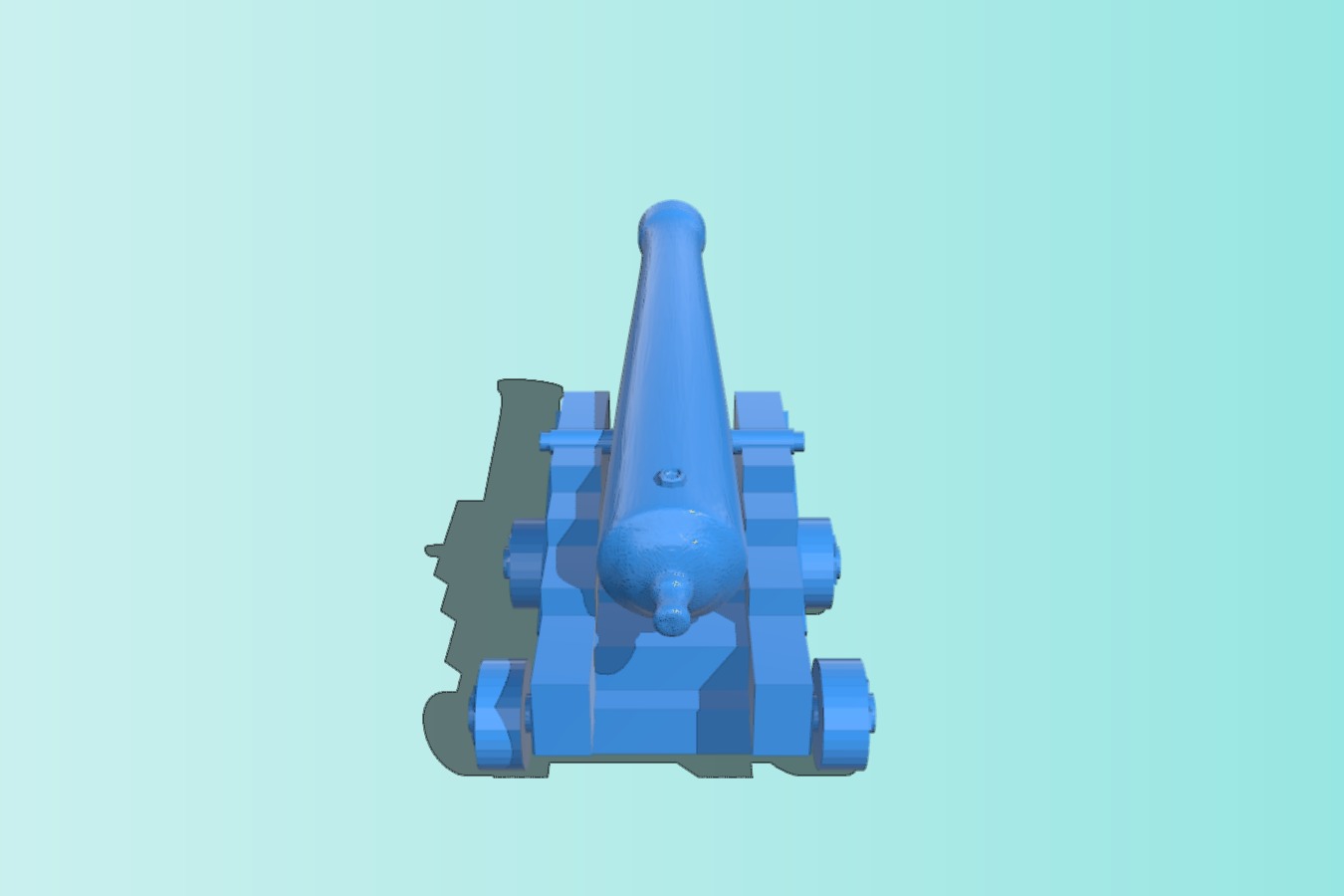 Old war cannon