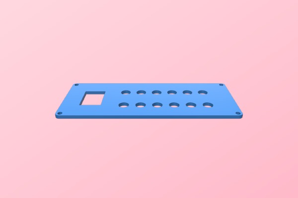 Flight simulator switch panel | 3d print model