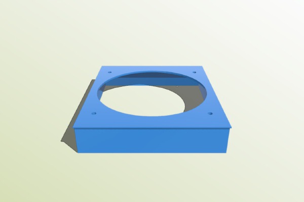Front PC 120mm Fan Mount | 3d print model