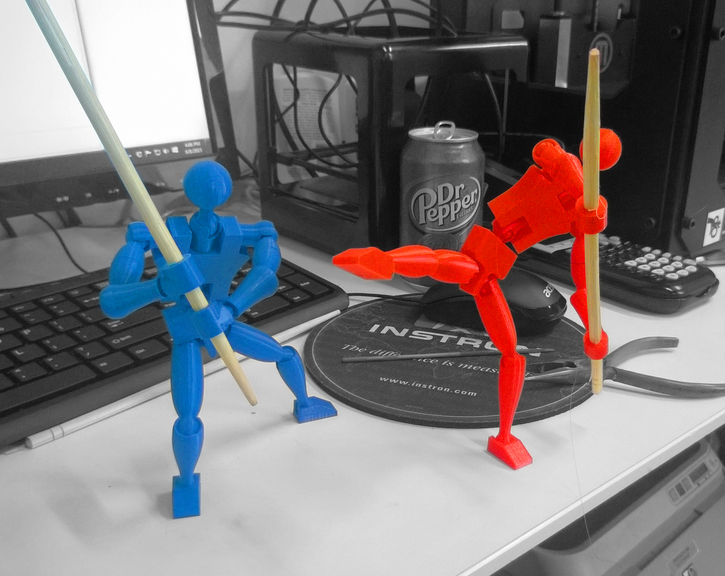 Another Action Figure Files to download and to 3D print for free 3DPEA