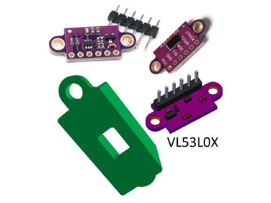 Cover for VL53L0X laser distance sensor device | 3d print model
