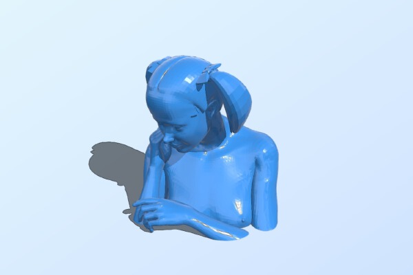 Spot the girl | 3d print model