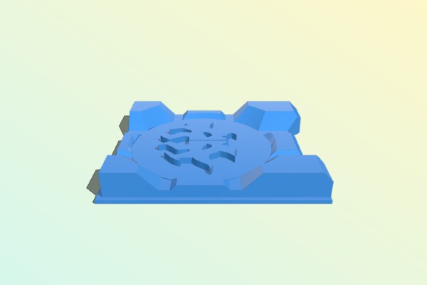 Rakdos Companion Cube Commander Size - Deck Box | 3d print model