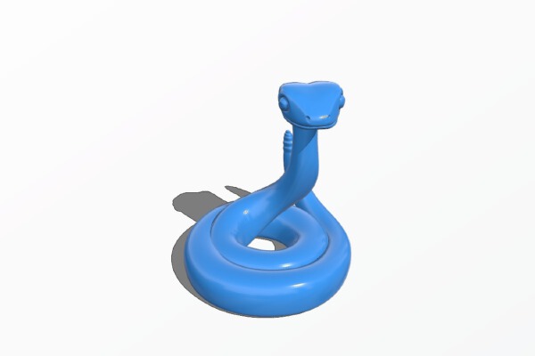 Cartoon Snake | 3d print model