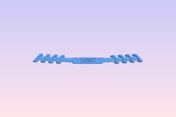 COVID 1984 Mask Ear Saver | 3d print model