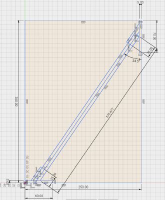 Anet A2 diagonal supports | 3d print model