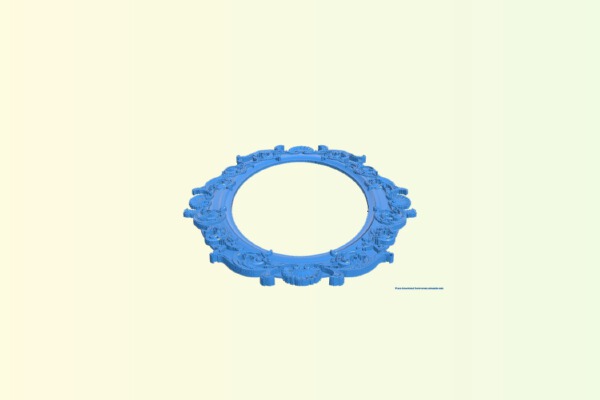 Pattern oval frame | 3d print model