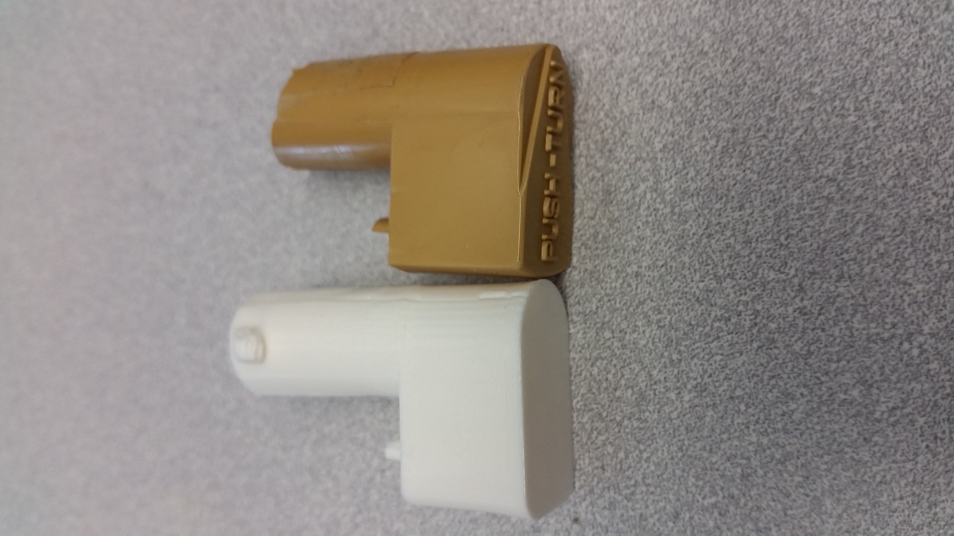 Gas Furnace Pilot knob.