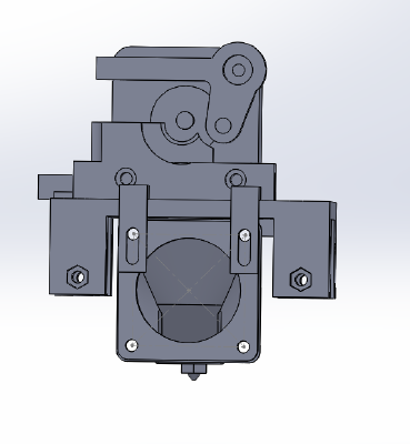 Davinci Da Vinci 1.0 E3D Carriage and Extruder drop in replacement | 3d print model