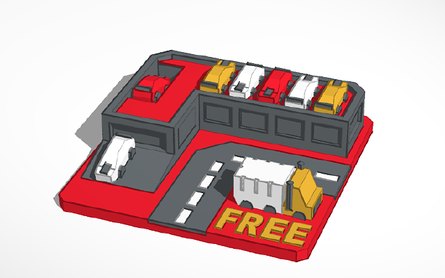 free parking | 3d print model