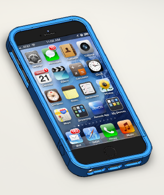 iPhone 5_5S case_bumper | 3d print model