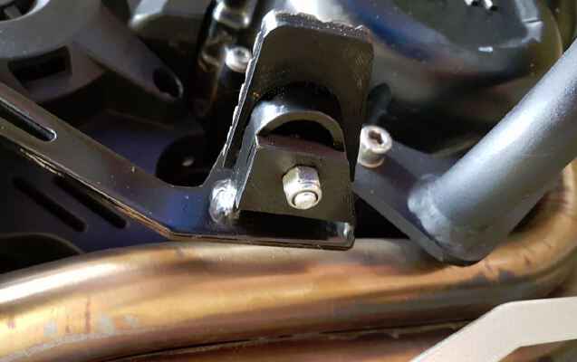 Brake Pedal Extension 15 mm for BMW F800GS | 3d print model