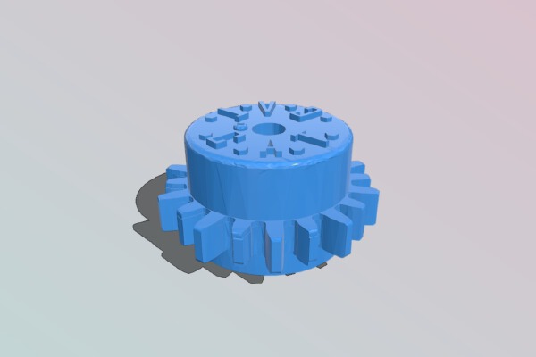 bruder d5 sprocket | 3d print model