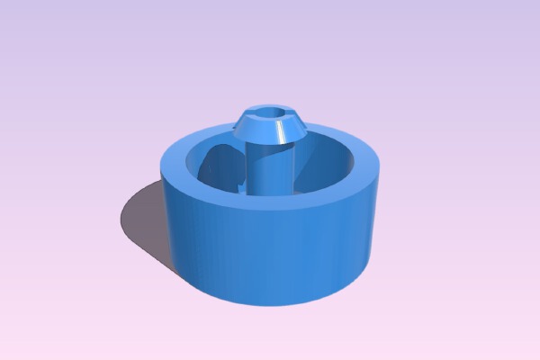 replacement wheel for rowenta vacuum brush | 3d print model