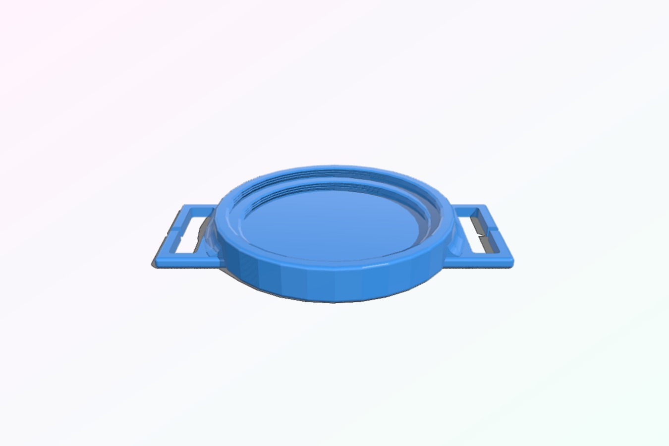 Dual lens cap holder (customizable)