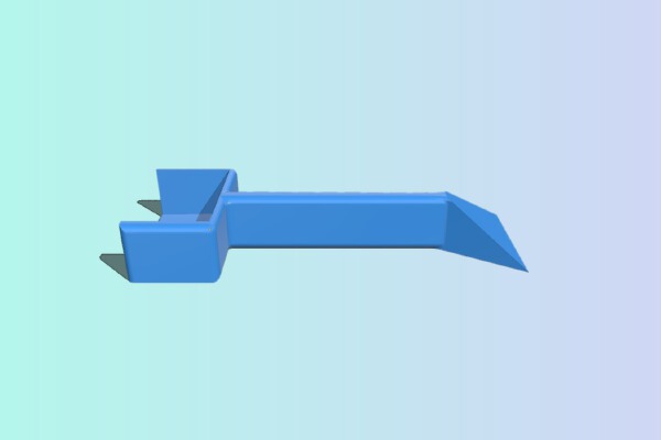 Dual Ended Shovel_Scraper | 3d print model