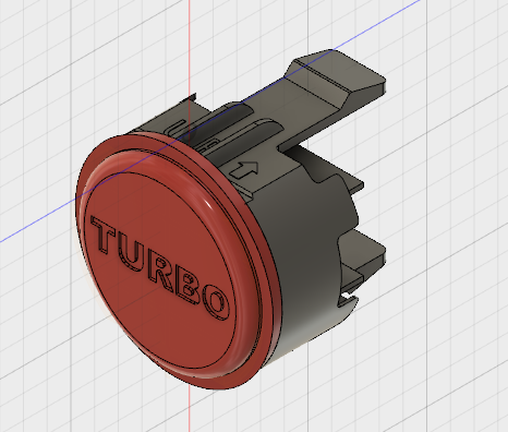 Toyota Prius C dummy Start Turbo Button | 3d print model