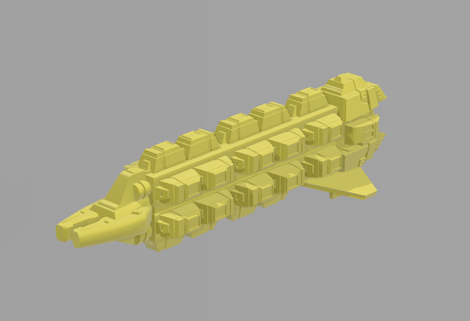 Cardassian Freighter (Groumall) Board Game Piece