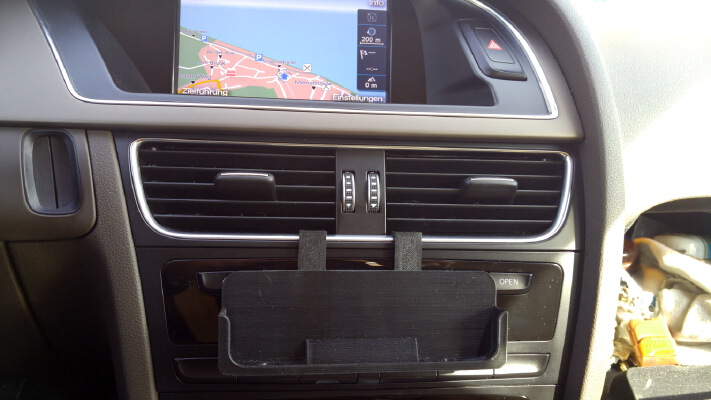 LG G4 (with phone case) Stand for Audi A5 or A4 with MMI | 3d print model