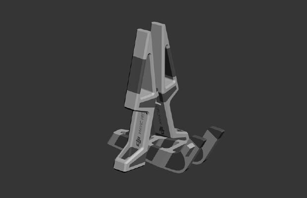 DJI Mavic Pro Legs (Dualstrusion) | 3d print model