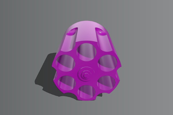 Revolver pen holder | 3d print model