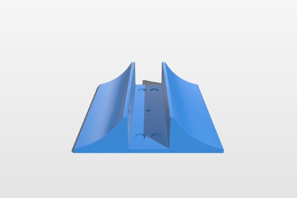 PlayStation 2 Slim Vertical Stand | 3d print model