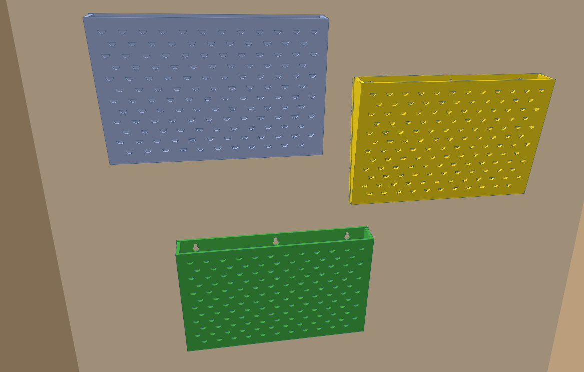 Concept - A4 Wall mounted file organiser - Large Print 320x320mm