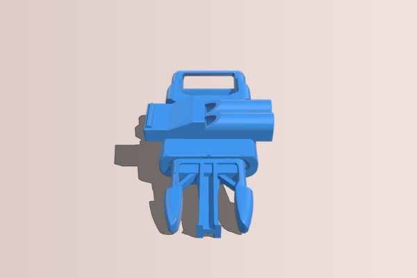 Clip with whistle | 3d print model