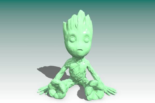 Baby Groot Keychain | 3d print model