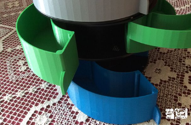 "Amazon Basic" Spool Insert - Small Parts Bin | 3d print model