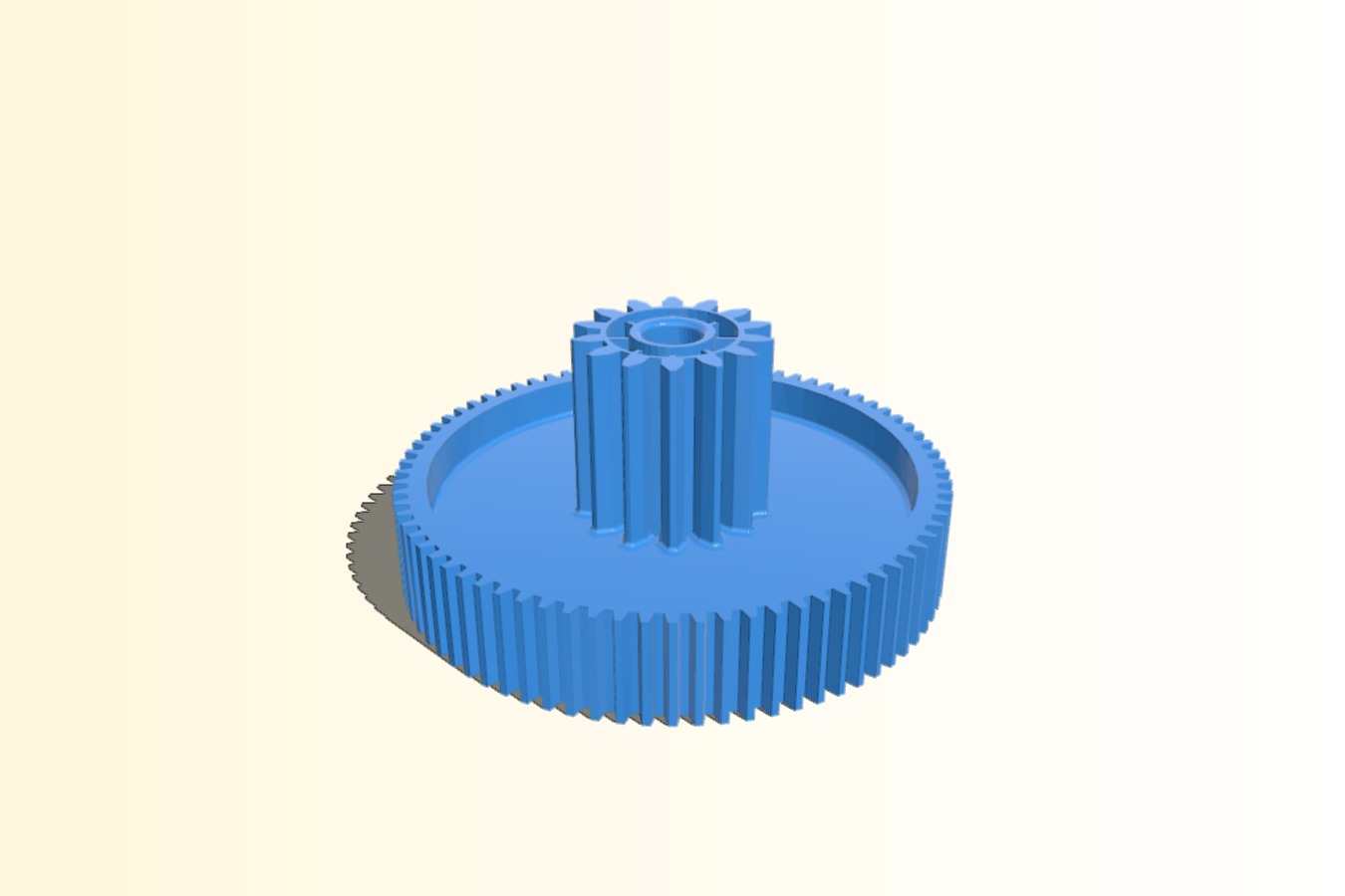  Gear wheel for the Russian meat grinder