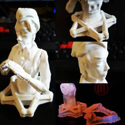 David Bowie :As the Black Star Sovereign | 3d print model