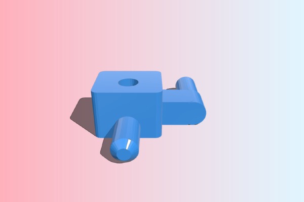 Steering arm for a mini RC toy car | 3d print model