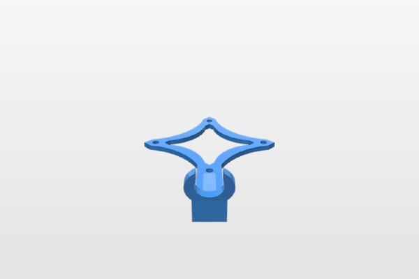 Eachine QX65 Lowrider Mullet camera mount | 3d print model