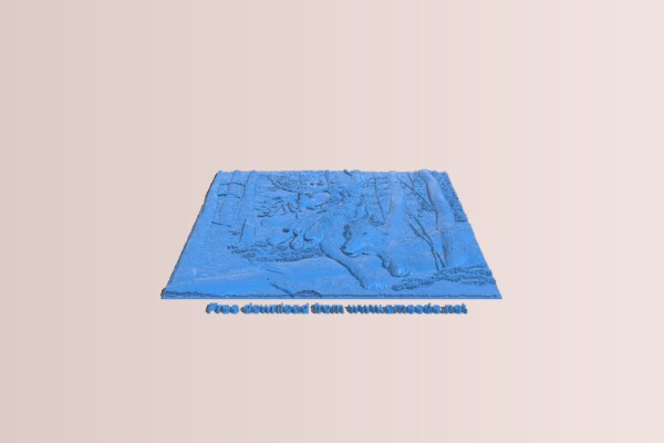Pictures of Ivan Tsarevich and the grey wolf | 3d print model