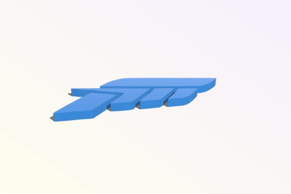 Forza 5 Logo | 3d print model