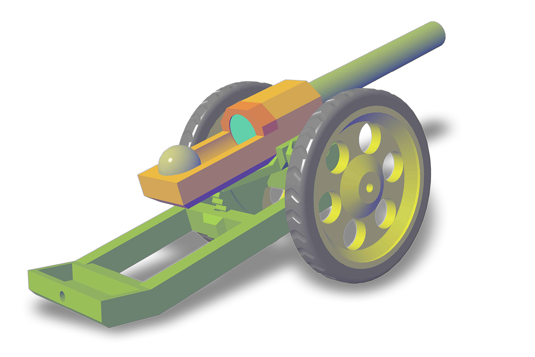 Gauss-howitzer