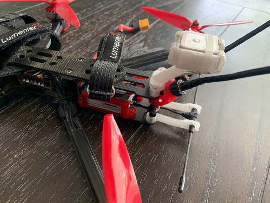 Rear BN-880 GPS Mast for iFlight Chimera 7 Frame | 3d print model