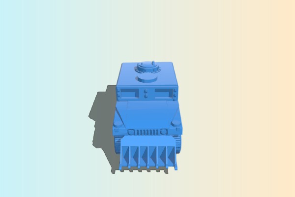 Gaslands Military Truck | 3d print model
