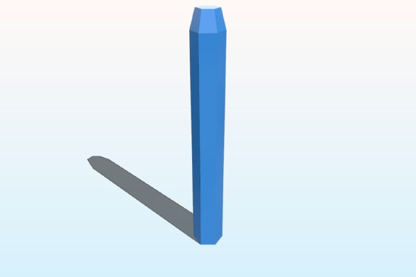 "Candle" for Glow Stick Candelabra | 3d print model