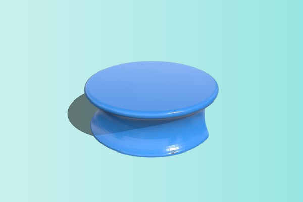 Stålokk til Idun Ketchup og Sennep (Standing Lid for Idun Ketchup) | 3d print model