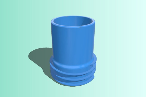 Hose adaptor ID 34mm to OD 32mm | 3d print model