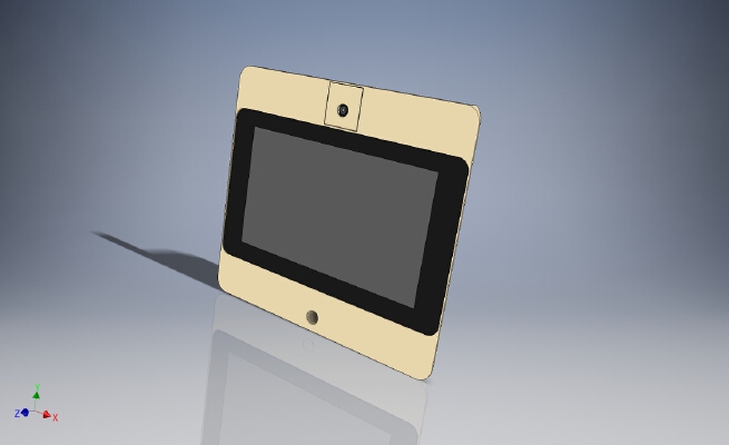 Raspberry Pi3 Case with touch screen and web cam | 3d print model