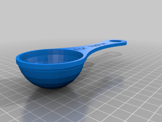 Measuring Spoon for Washer Soap | 3d print model