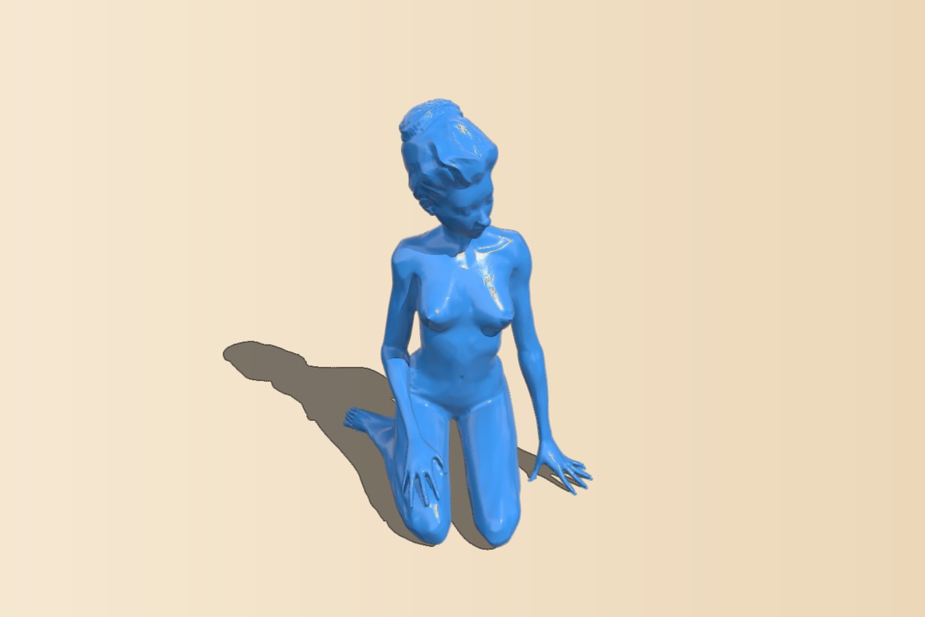 Stylized Nude (Sitting)