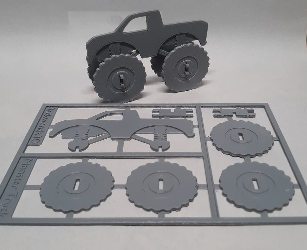 Monster Truck Kit Card